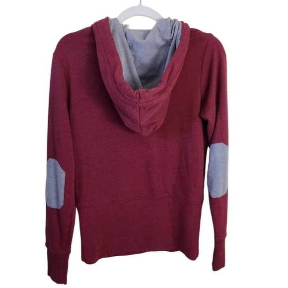 Boston College Under Armour Fitted Hoodie Elbow Patches Size M - Picture 2 of 5